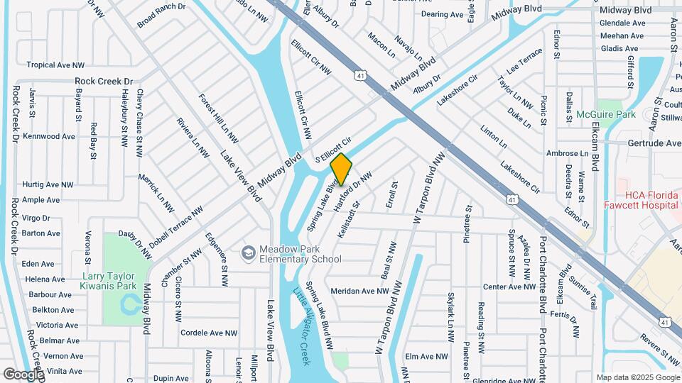 654 Hartford Dr NW Map and Location Details