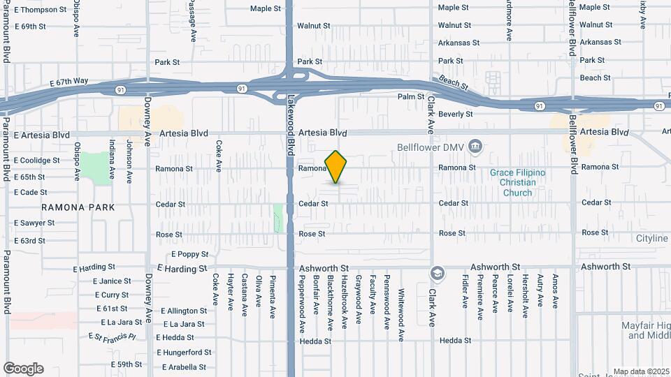 17633 Virginia Ave Mapa y Detalles de la Ubicación