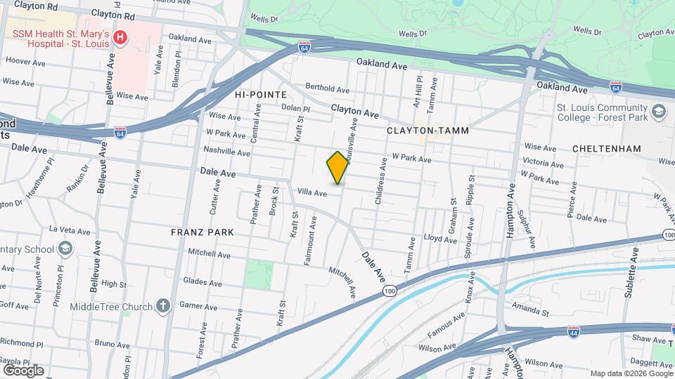 1365 Louisville Ave Map and Location Details