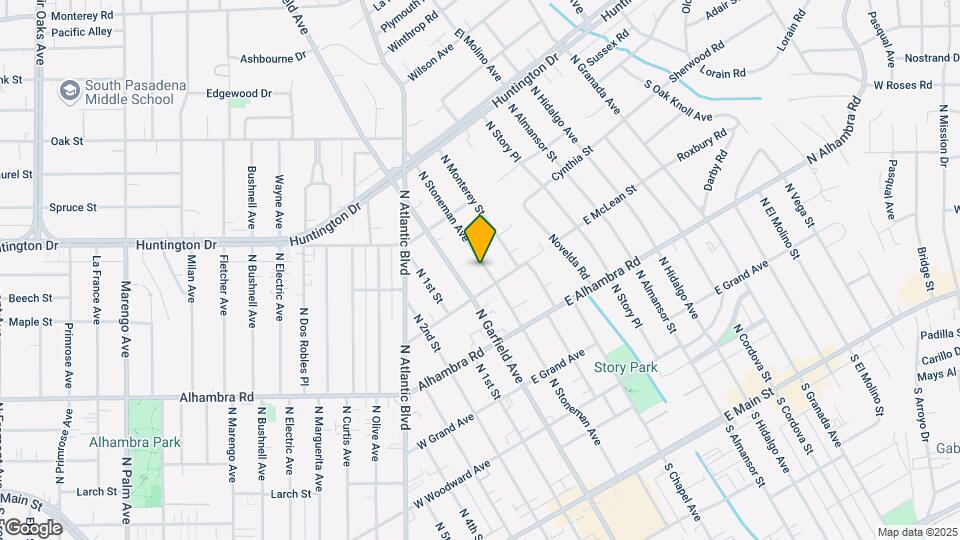 817 N Stoneman Ave Mapa y Detalles de la Ubicación