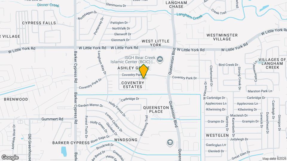 6027 Coventry Falls Mapa y Detalles de la Ubicación