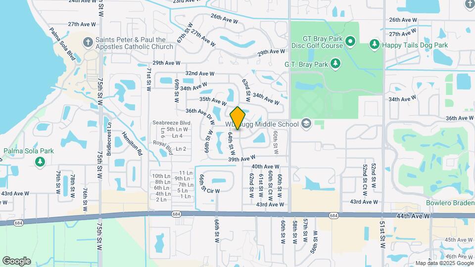 3620 63rd St W Map and Location Details