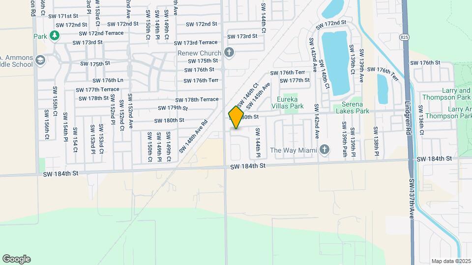 14613 SW 181st Terrace Map and Location Details