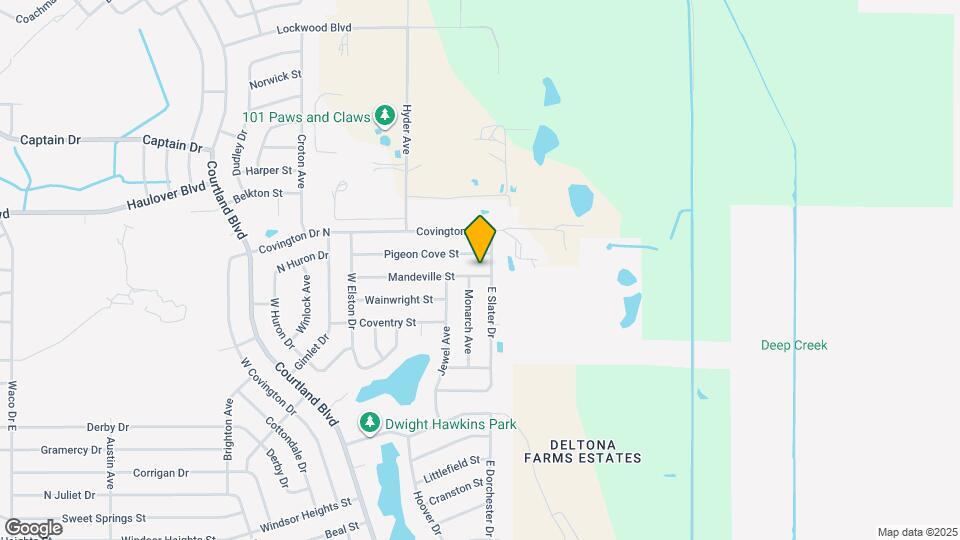 3208 Mandeville St Map and Location Details