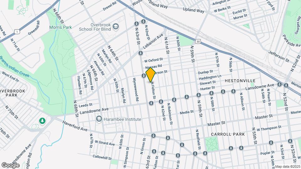 833 N 63rd St Map and Location Details