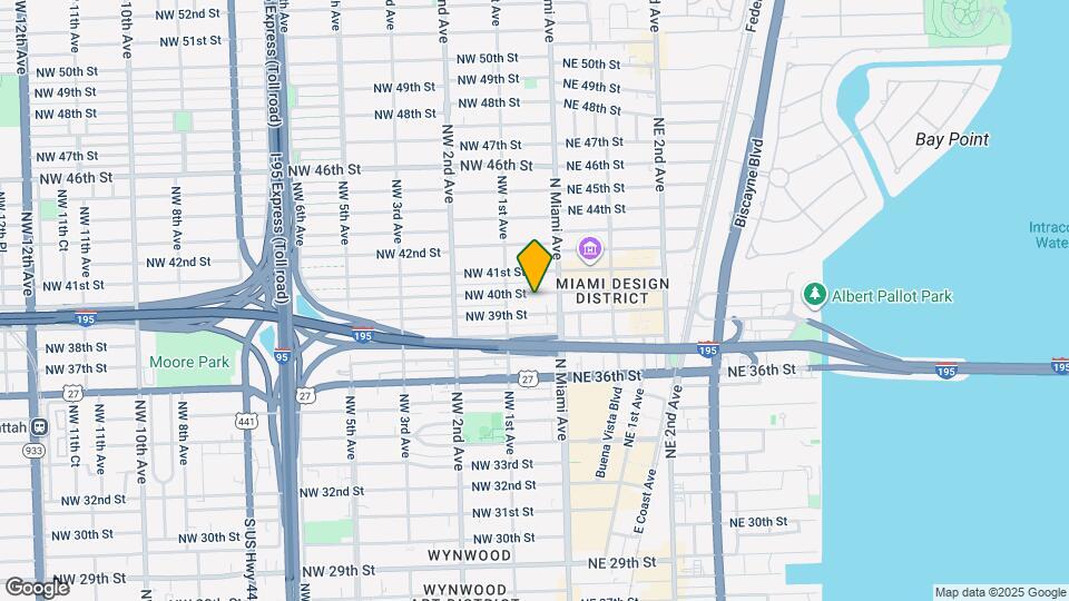 44 NW 40th St Map and Location Details