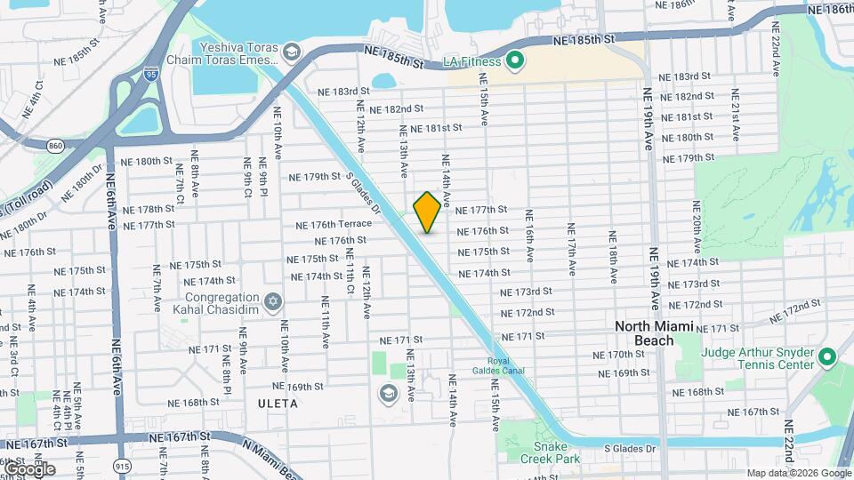 1348 NE 176th St Map and Location Details