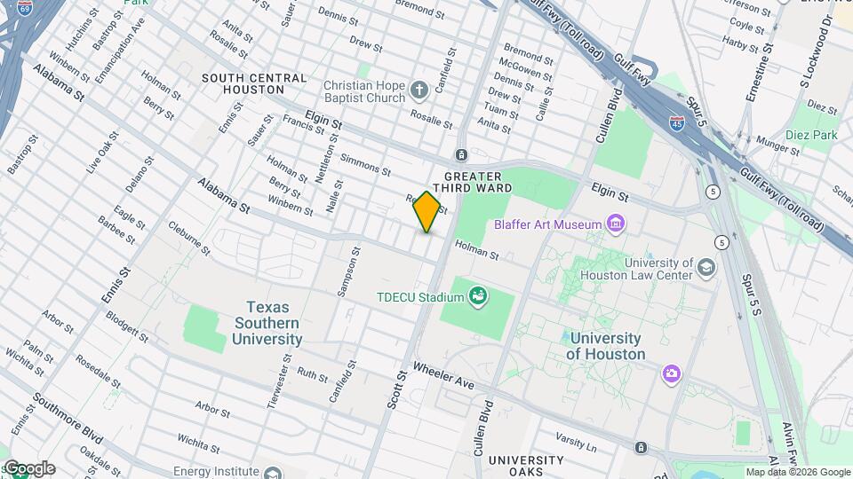 3510 Adair St Map and Location Details