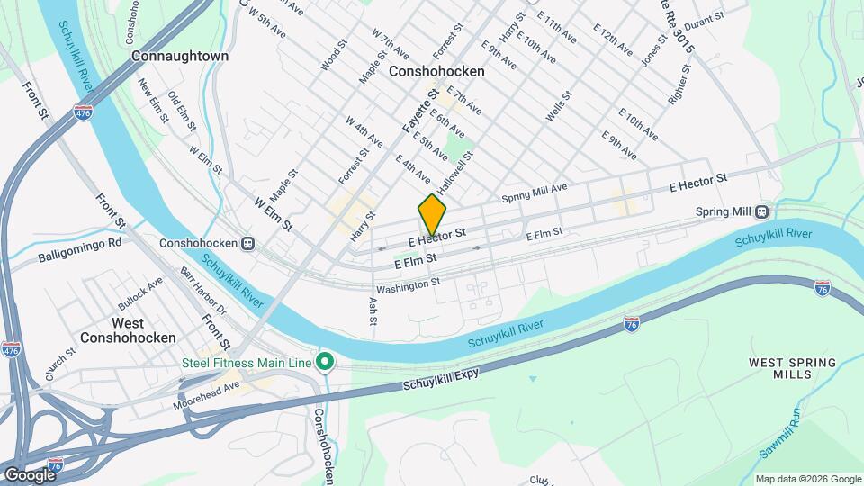 309 E Hector St Map and Location Details