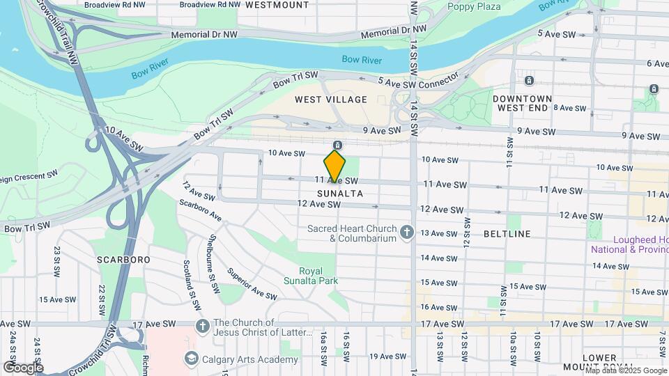 1703 11th Ave SW Map and Location Details