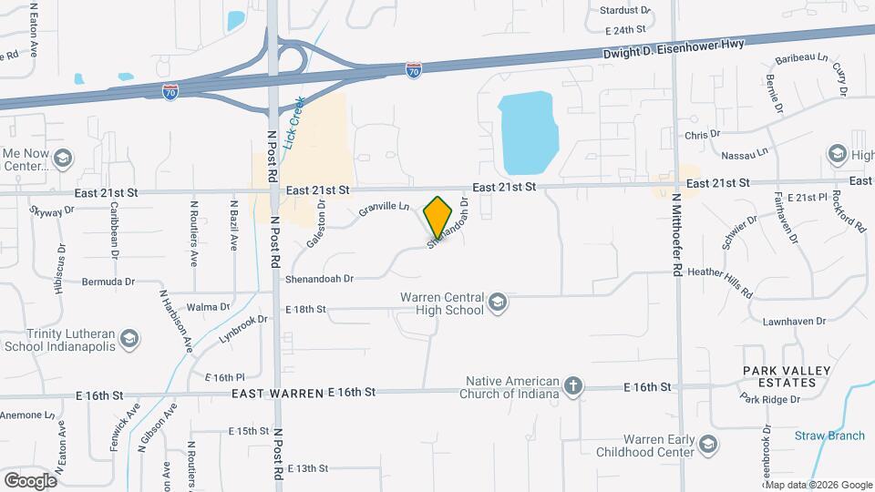 9403 Shenandoah Dr Map and Location Details