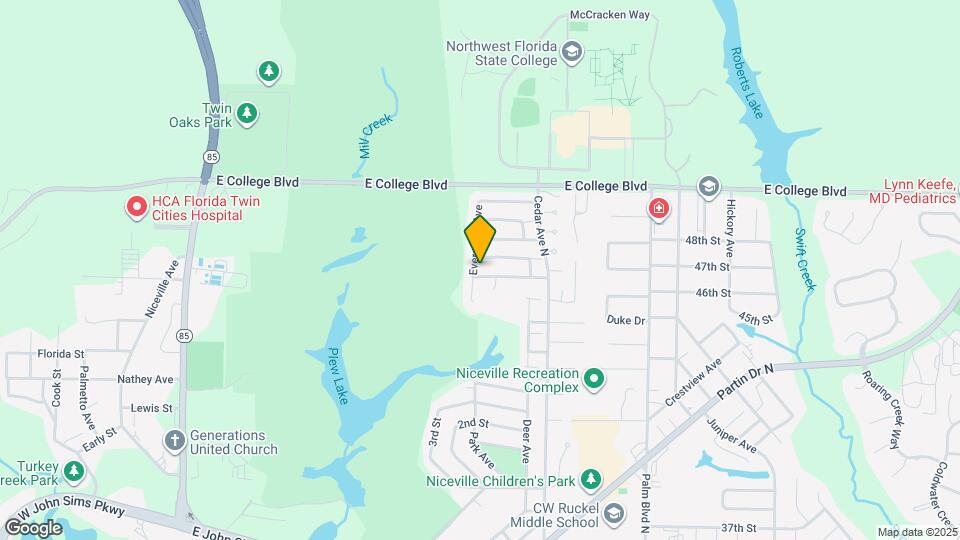 206 Cedar Ridge Way Mapa y Detalles de la Ubicación