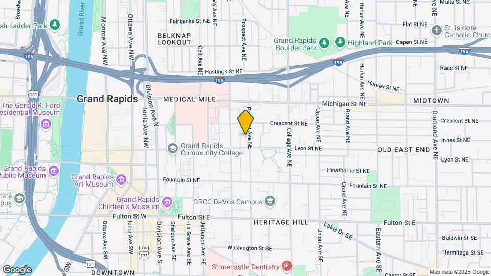 221 Prospect Ave NE, Unit 221 Prospect Map and Location Details