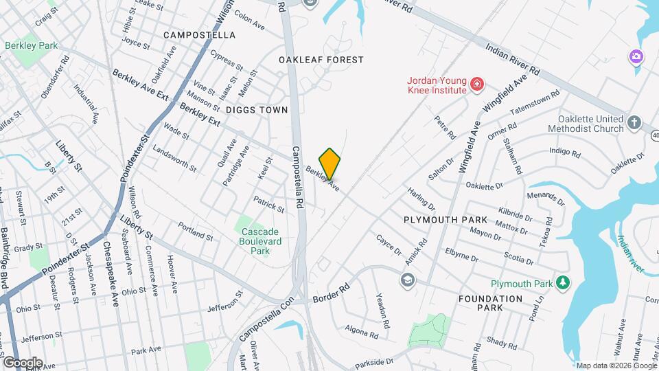 2206 Berkley Ave Map and Location Details