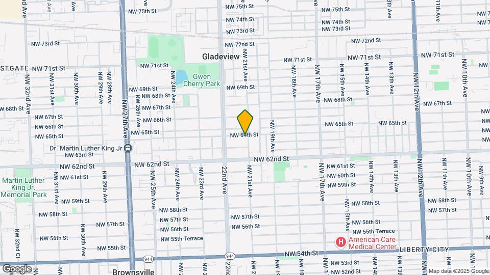 6340 NW 21st Ave Map and Location Details