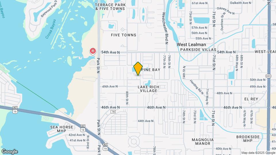 7909 50th Ave N Map and Location Details