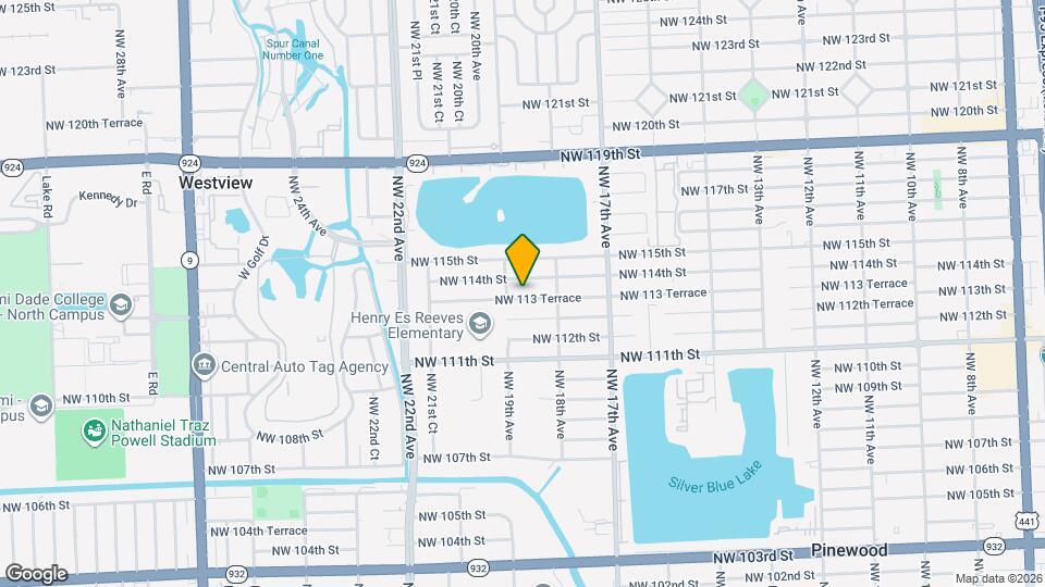 1857 NW 113 Terrace Map and Location Details