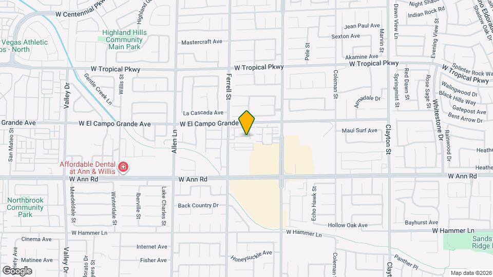 3123 Inlet Bay Ave Map and Location Details