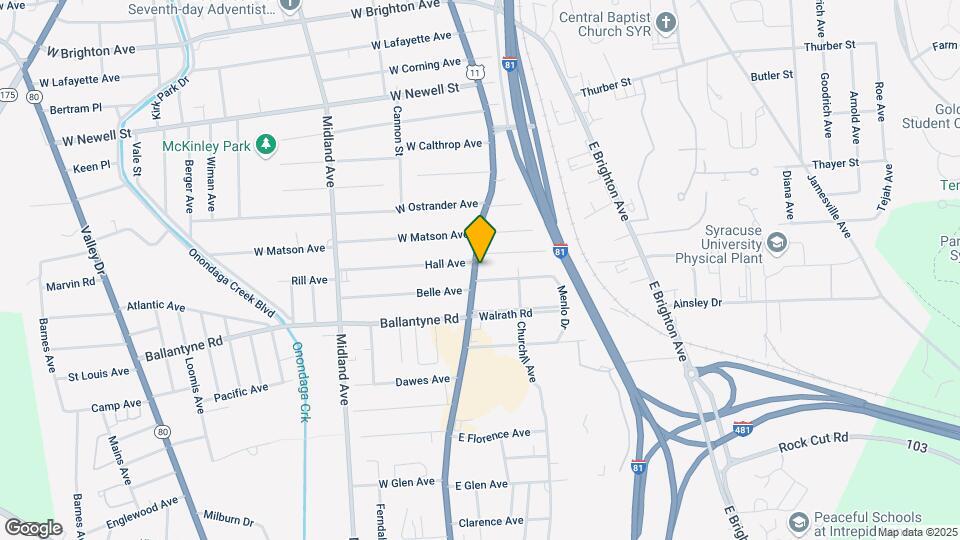 3723 S Salina St Map and Location Details