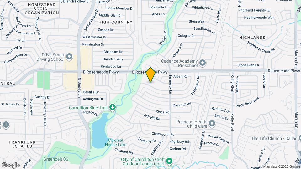 2011 Meadfoot Rd Map and Location Details