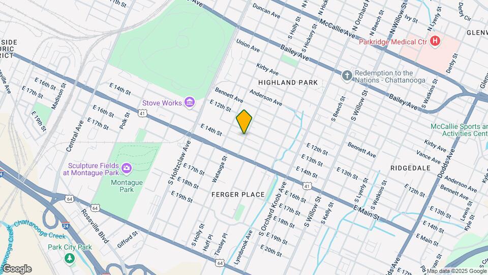 1515 E 14th St Map and Location Details