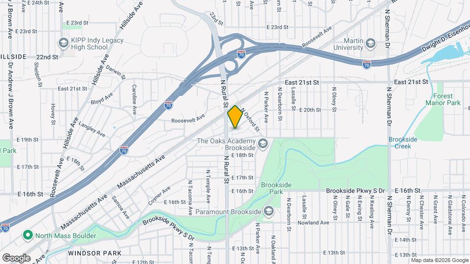 2815 E Brookside Ave Map and Location Details