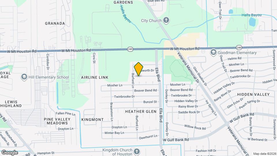 2023 Barnsley Ln Map and Location Details