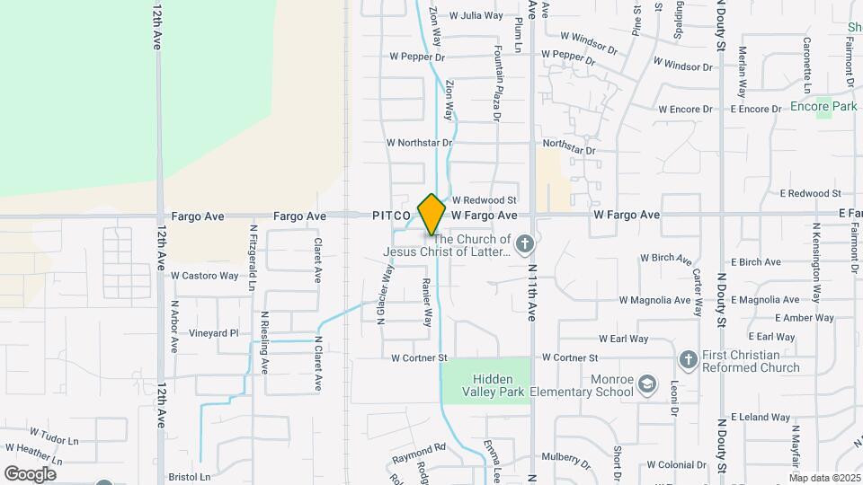 2443 Ranier Way Map and Location Details