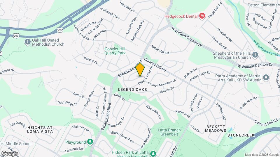 6107 John Chisum Ln Map and Location Details