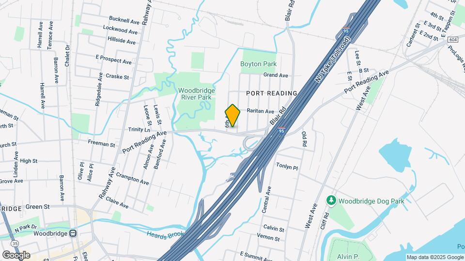 205 Port Reading Ave Map and Location Details