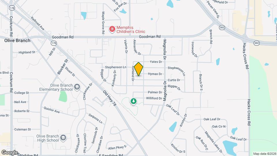 10074 Curtis Dr Map and Location Details