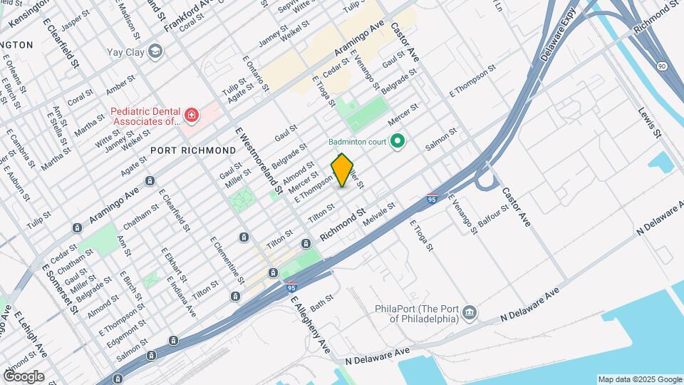 2709 E Ontario St Map and Location Details