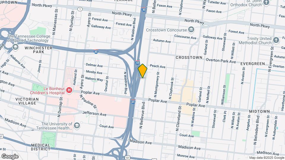 265 N Bellevue Blvd Map and Location Details