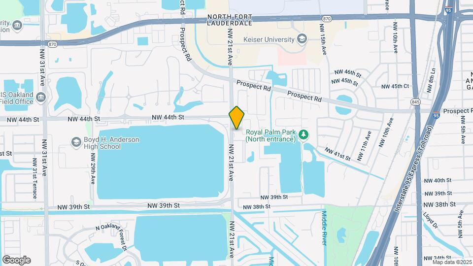4270 NW 21st Ave Map and Location Details