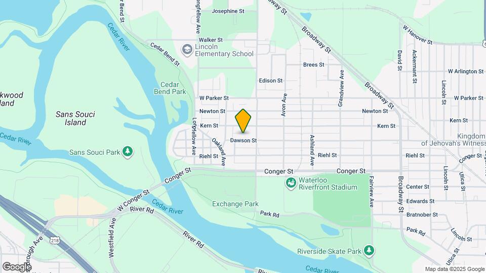 1028 Dawson St Map and Location Details