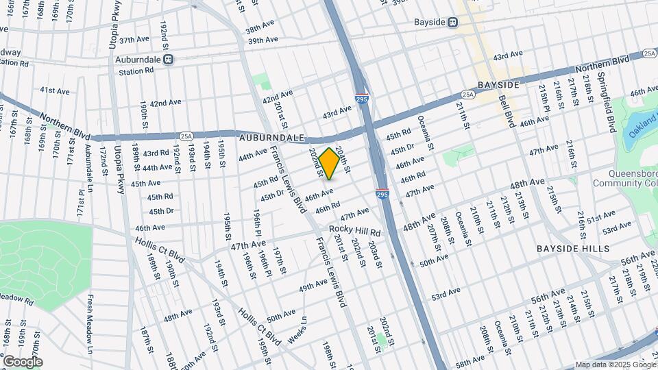 45-63-63 202nd St Map and Location Details