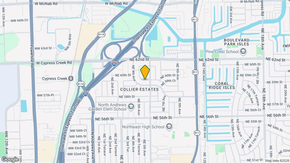 540 NE 59th Ct Map and Location Details