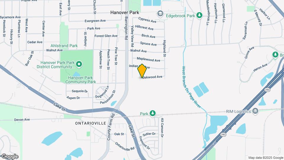 6601 Deerpath Ln Map and Location Details