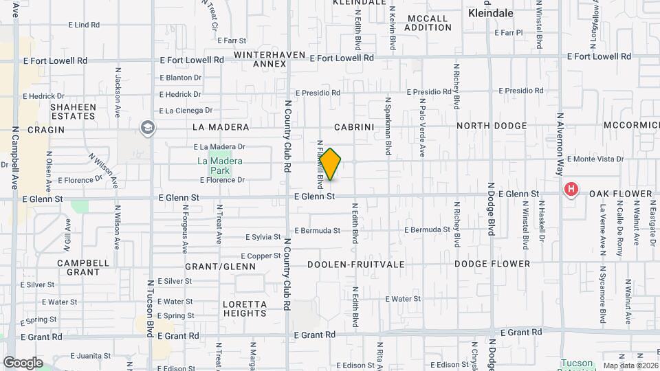 3217 E Glenn St Mapa y Detalles de la Ubicación