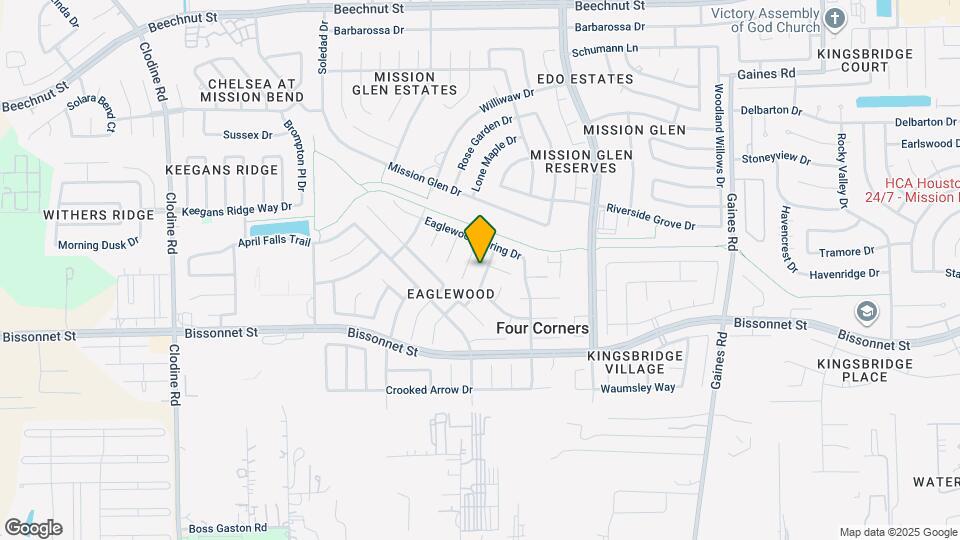 16126 Taloncrest Dr Map and Location Details