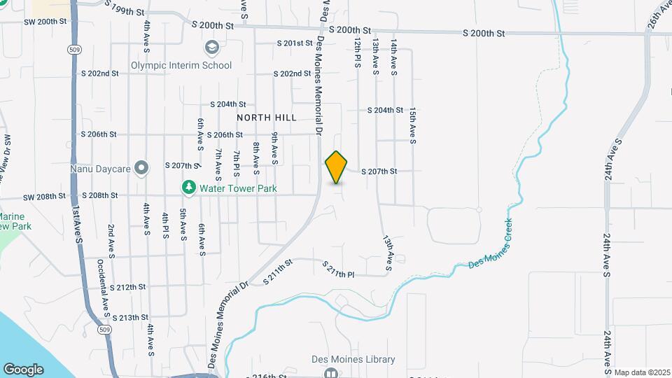 20733 12th Ave S Mapa y Detalles de la Ubicación