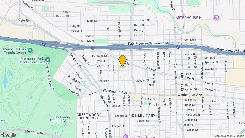 1505 Malone St Map and Location Details