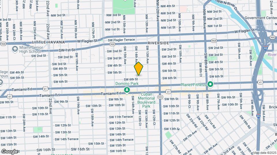1375 SW 6th St Map and Location Details