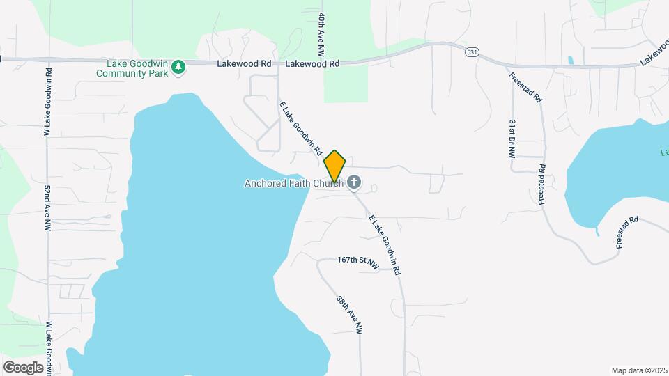 17004 E Lake Goodwin Rd Mapa y Detalles de la Ubicación
