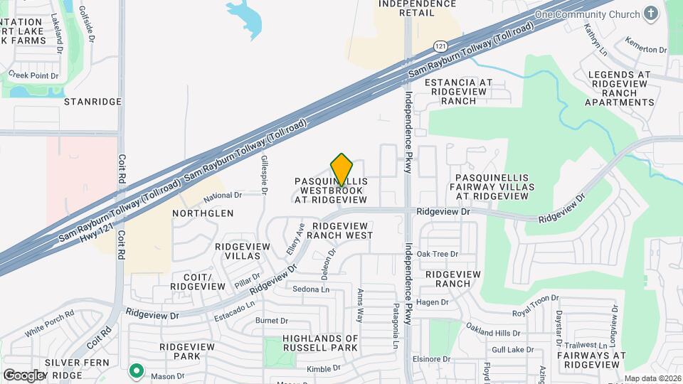 9813 Rockwall Rd Mapa y Detalles de la Ubicación
