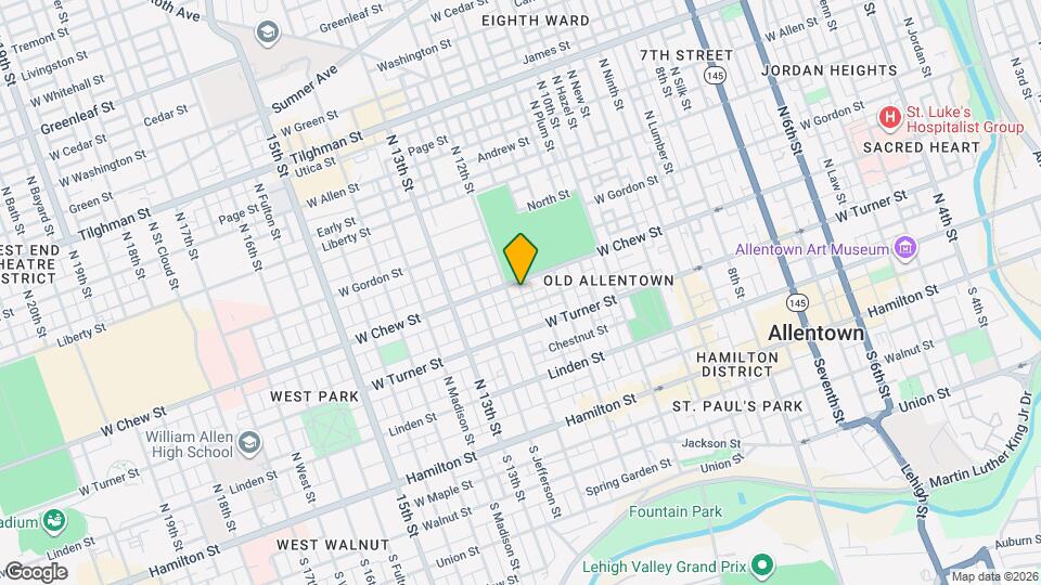 1141 Emmett St Map and Location Details