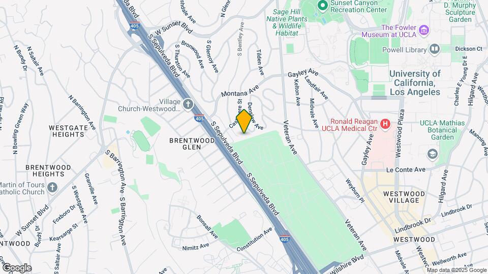 530 S Bentley Ave Map and Location Details
