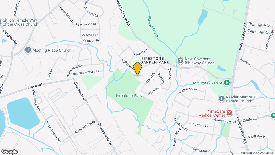 3511 Firestone Dr Map and Location Details