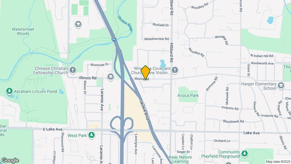 3225 Illinois Rd Map and Location Details