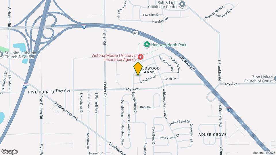 2934 Ludwig Dr Map and Location Details